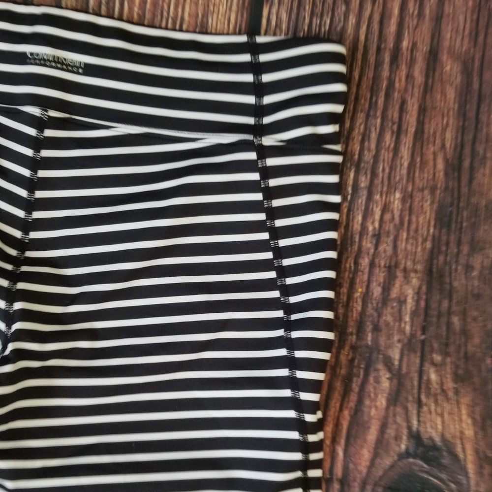 Calvin Klein Performance Striped Leggings - Picture 3 of 16